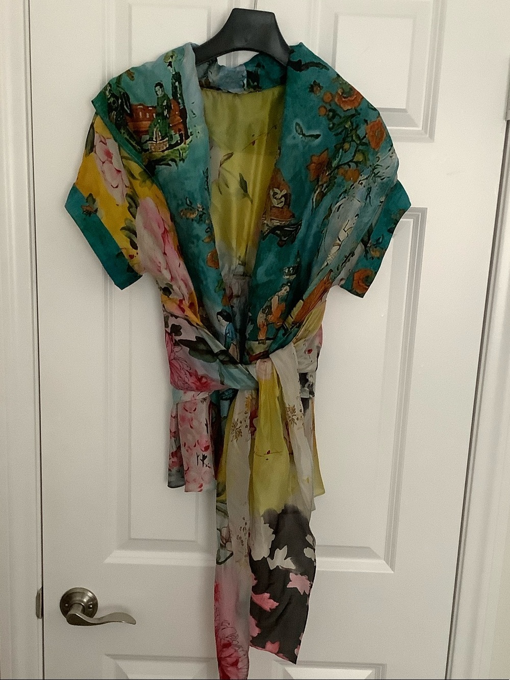 Etro Silk Kimono-Style Blouse